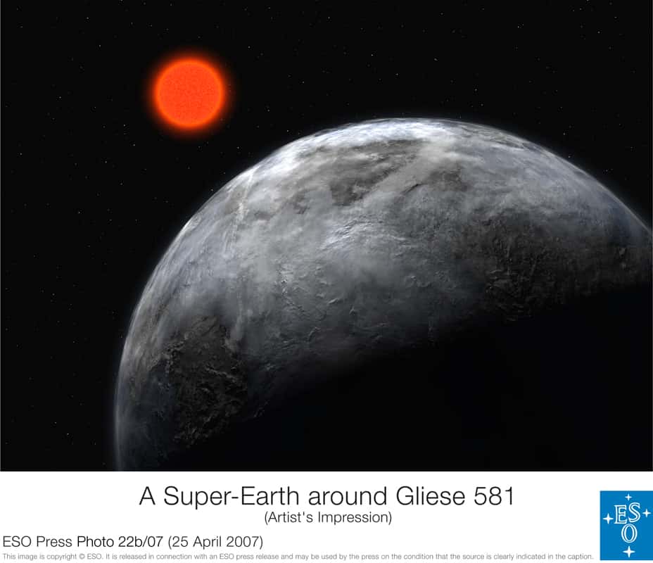 Resultado de imagem para 2007 Gliese 581 c