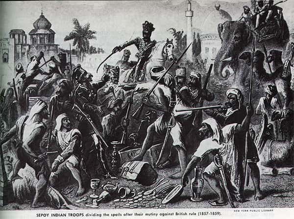 Guerra dos Cipaios, Rebelião Indiana de 1857