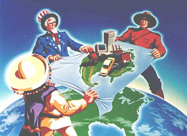 ilustração NAFTA