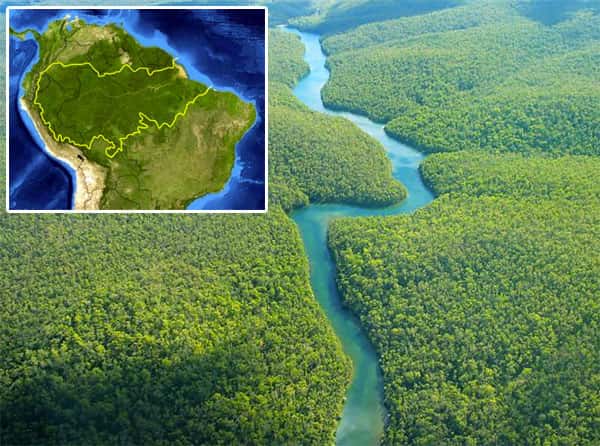 Localização da Amazônia