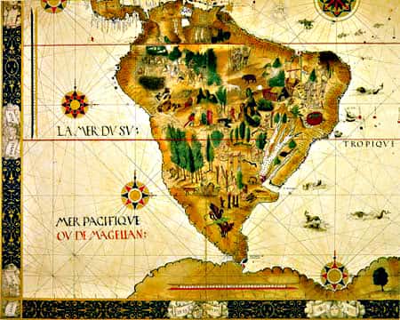 mapa antigo Limites Territoriais do Brasil