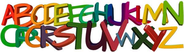 Alfabeto, letras