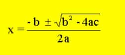 Fórmula de Bhaskara