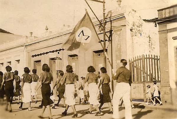 Passeata, Ação Integralista Brasileira