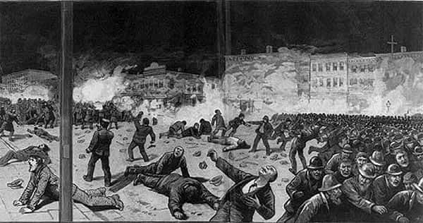 Reivindicação dos trabalhadores por redução de jornada de trabalho para 8 horas