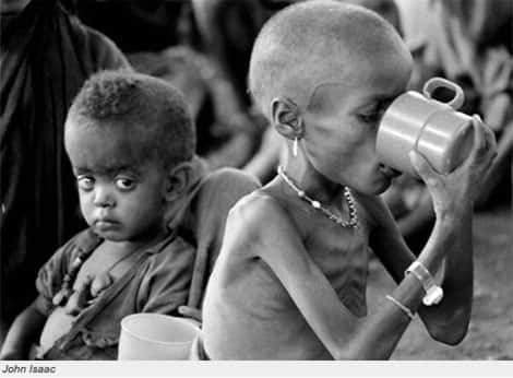 Crianças desnutridas