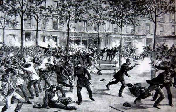 As manifestações dos trabalhadores por redução de jornada de trabalho para 8 horas, do 1º de Maio de 1886