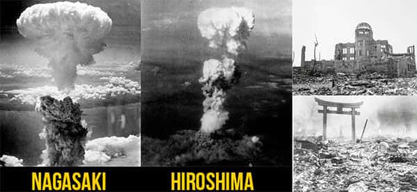 Bombas em Nagasaki e Hiroshima, As explosões atômicas e sua destruição